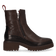 COCO 09.11 Damen Leder-Stiefeletten Dark Brown