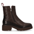 COCO 09.11 Damen Leder-Stiefeletten Dark Brown