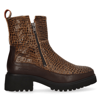 COCO 09.13 Damen Leder-Stiefeletten Brown