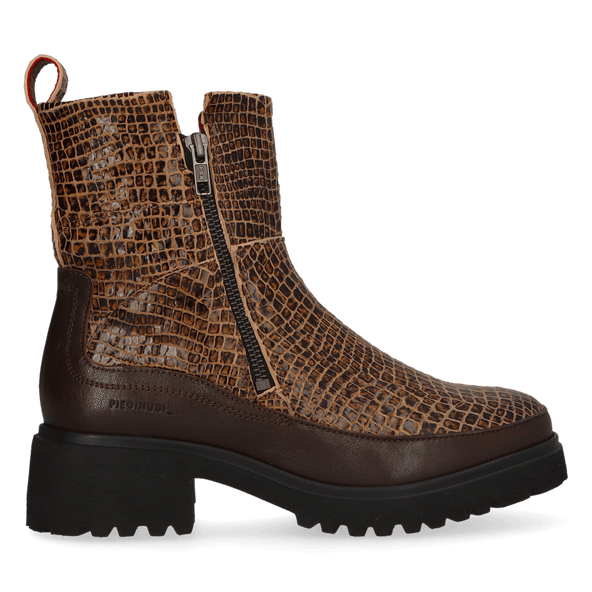 COCO 09.13 Damen Leder-Stiefeletten Brown