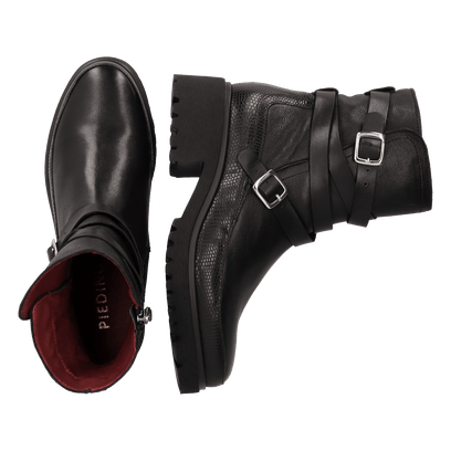 CODY 13.02 Damen Leder-Stiefeletten Black