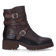 CODY 13.03 Damen Leder-Stiefeletten Dark Brown