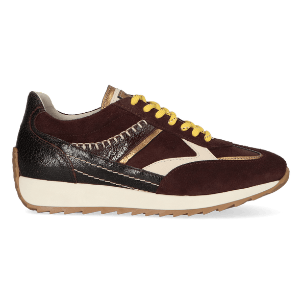 HARLEM 02.13 Damen Wildleder-Sneaker Dark Brown