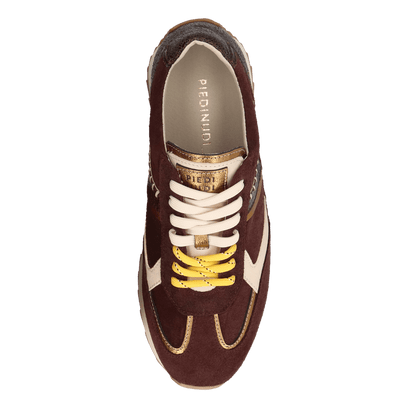HARLEM 02.13 Damen Wildleder-Sneaker Dark Brown