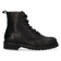 HEN 01.01 Damen Leder-Stiefeletten Black