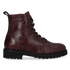 HEN 01.06 Damen Leder-Stiefeletten Bordeaux