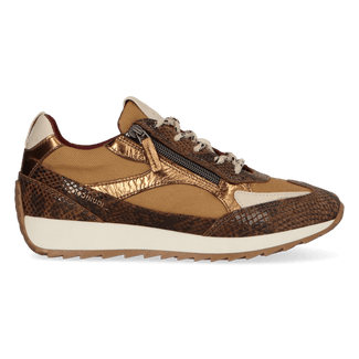 HERA 08.02 Damen Sneaker Leder/Mesh Dark Brown