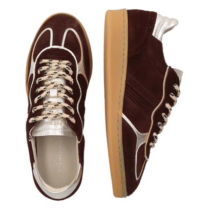IMOLA 01.26 Damen Wildleder-Sneaker Dark Brown