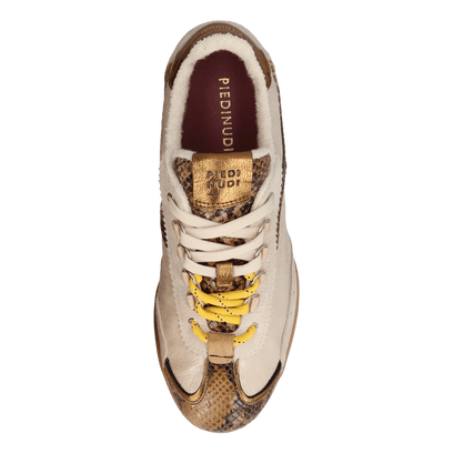 JANET 02.04 Damen Leder-Sneaker Cuoio