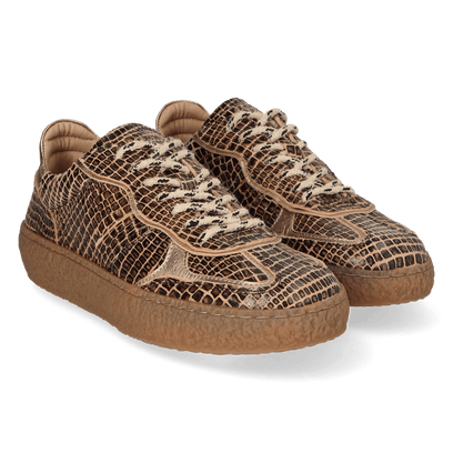 LIXI 03.02 Damen Leder-Sneaker Cuoio