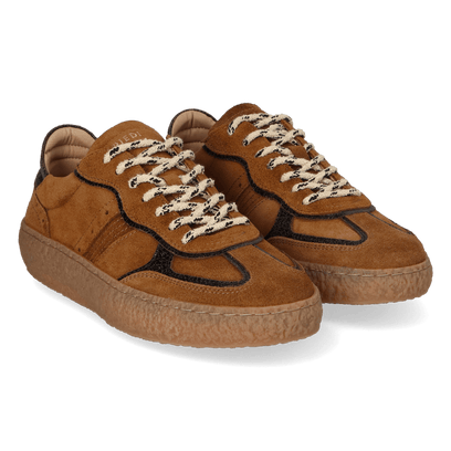 LIXI 03.03 Damen Wildleder-Sneaker Tabacco
