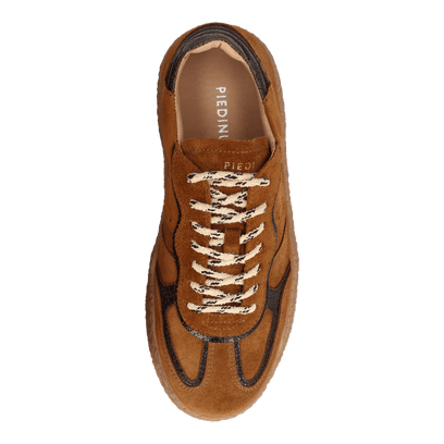 LIXI 03.03 Damen Wildleder-Sneaker Tabacco