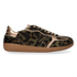 NUDI 01.02 Damen Sneaker Ponyhaar Green Leopard