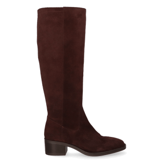 YUNA 06.02 Damen Wildleder-Stiefel Dark Brown