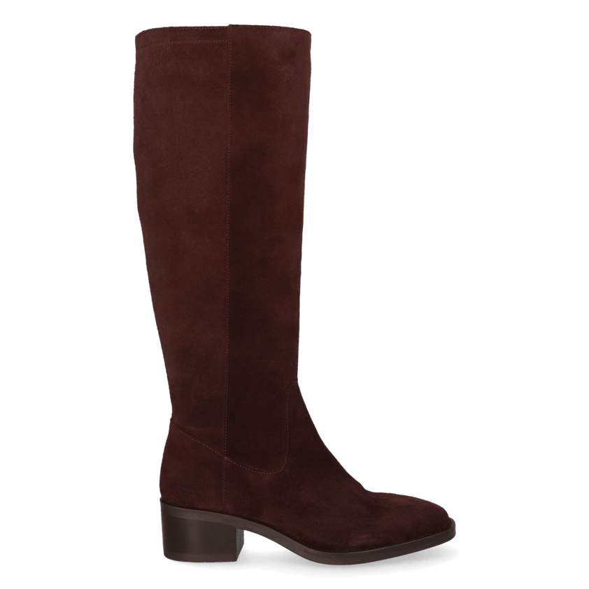 YUNA 06.02 Damen Wildleder-Stiefel Dark Brown