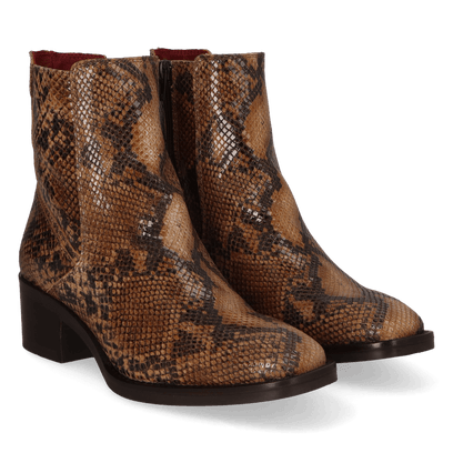 ZUMA 05.09 Damen Leder-Stiefeletten Cuoio