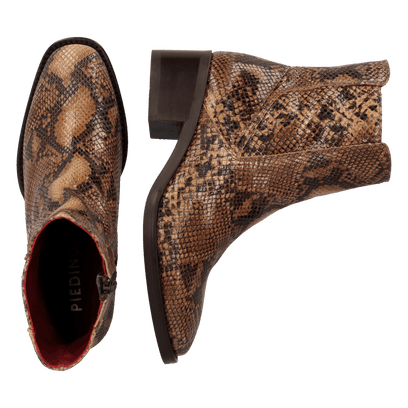 ZUMA 05.09 Damen Leder-Stiefeletten Cuoio