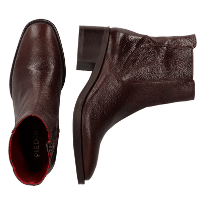ZUMA 05.11 Damen Leder-Stiefeletten Dark Brown