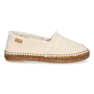 Rose-DH Damen Espadrilles Canvas Cru