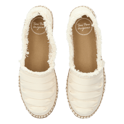 Rose-DH Damen Espadrilles Canvas Cru