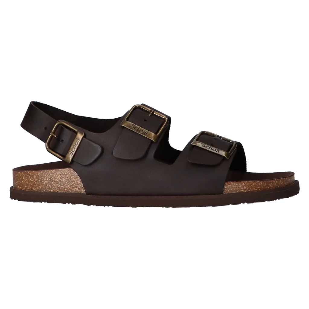 Gaston Herren Sandalen Dark Brown