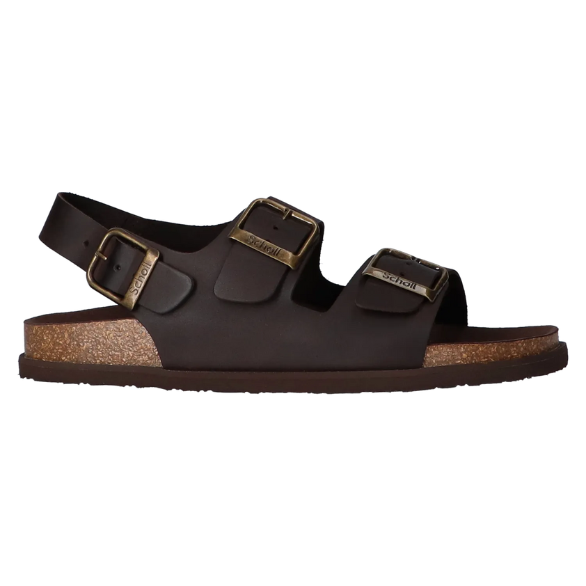 Gaston Herren Sandalen Dark Brown