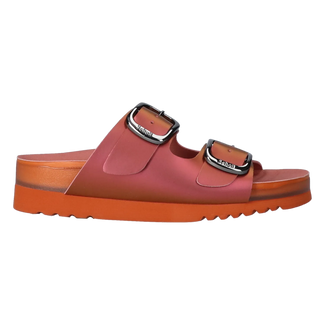 Vally Damen Pantoletten Orange Iridescent