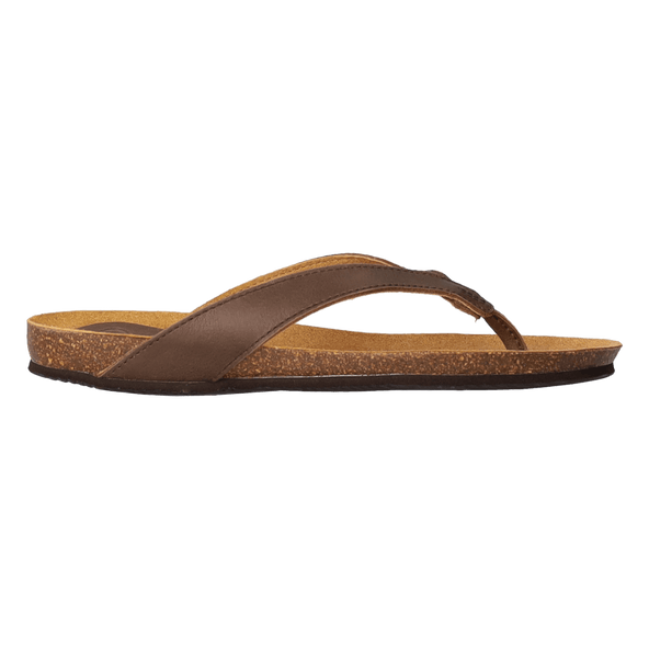 Tist Damen Zehentrenner Dark Brown