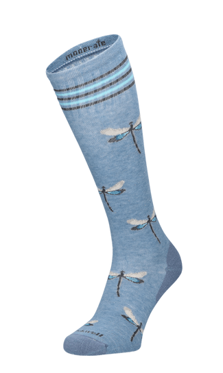 Dragonfly Damen Kompressionsstrümpfe 15-20 mmHg Bluestone Shimmer