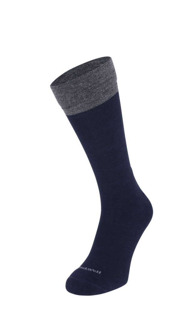 Free'N Easy Herren Komfort Socken Navy