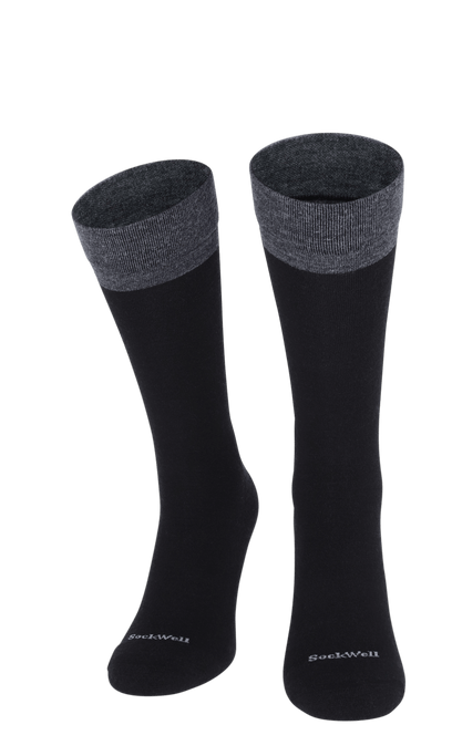 Free'N Easy Herren Komfort Socken Black