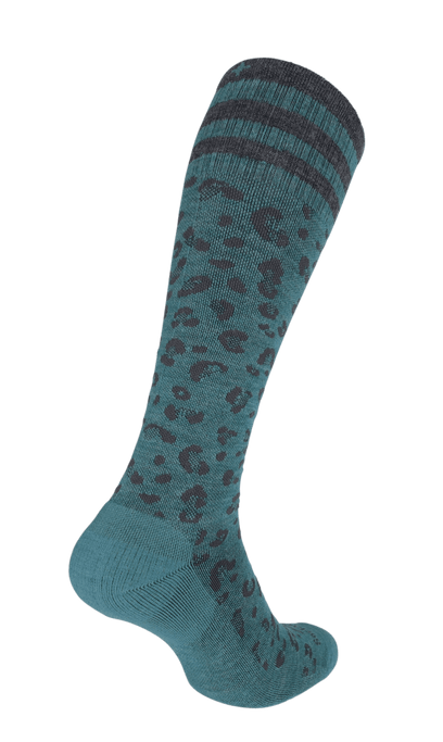 Leopard Damen Kompressionsstrümpfe 15-20 mmHg Mineral