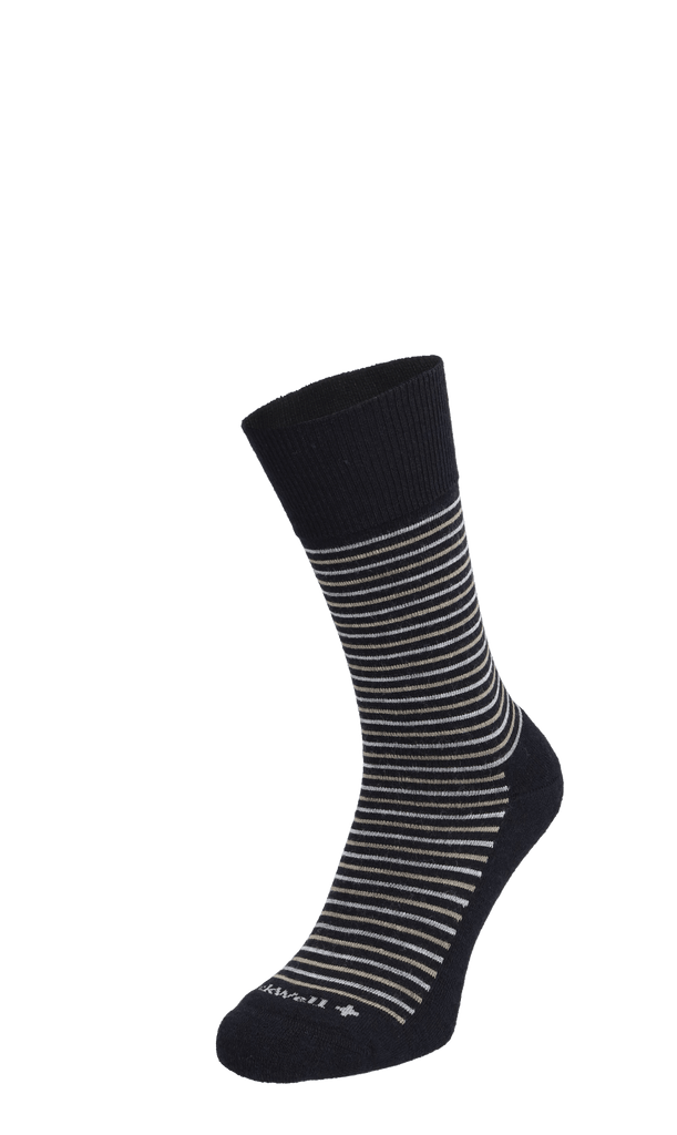 Kickback Herren Komfort Socken Black