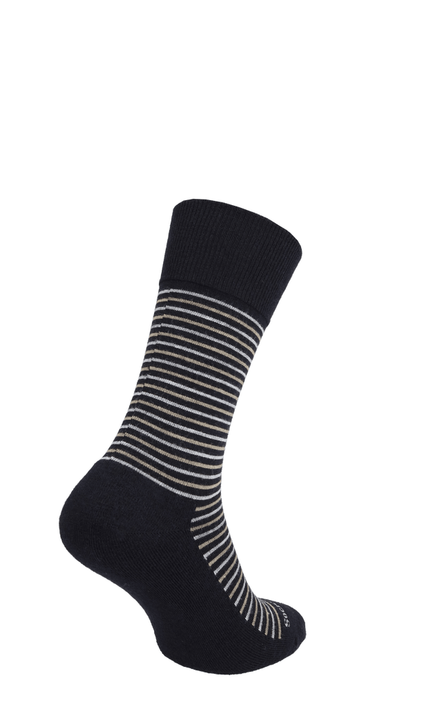 Kickback Herren Komfort Socken Black