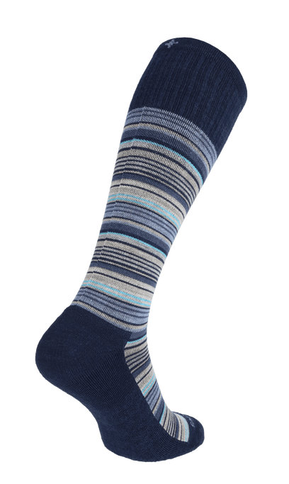 Sunset Stripe Herren Kompressionsstrümpfe 10-15 mmHg Navy