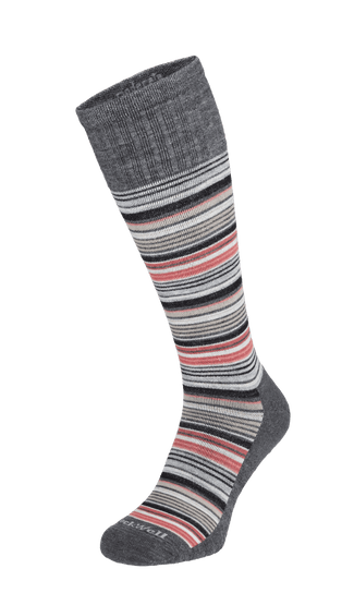 Sunset Stripe Herren Kompressionsstrümpfe 10-15 mmHg Charcoal