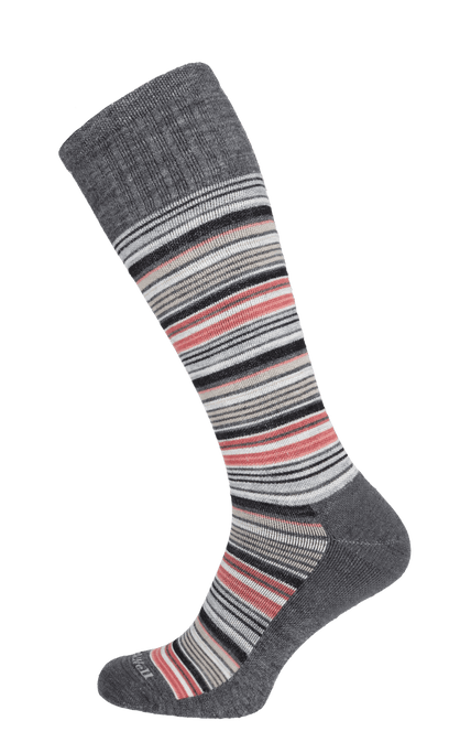 Sunset Stripe Herren Kompressionsstrümpfe 10-15 mmHg Charcoal