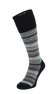 Sunset Stripe Herren Kompressionsstrümpfe 10-15 mmHg Black