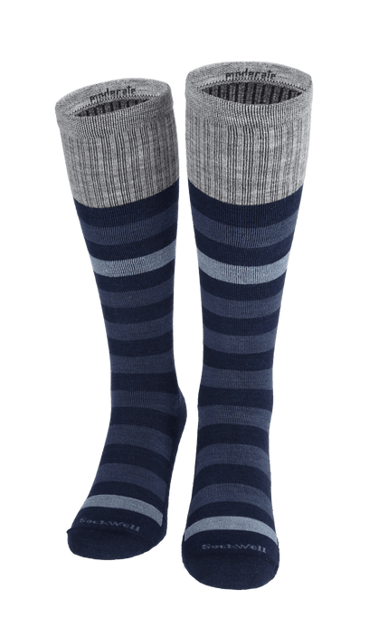 Rugby Herren Kompressionsstrümpfe 10-15 mmHg Navy