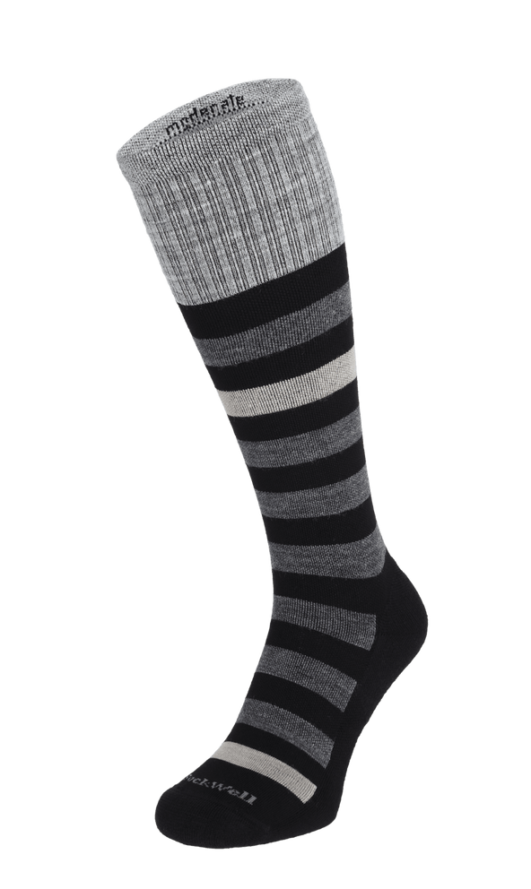 Rugby Herren Kompressionsstrümpfe 10-15 mmHg Black