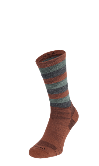 Peaks Herren Wandersocken 15-20 mmHg Terracotta