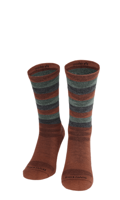 Peaks Herren Wandersocken 15-20 mmHg Terracotta