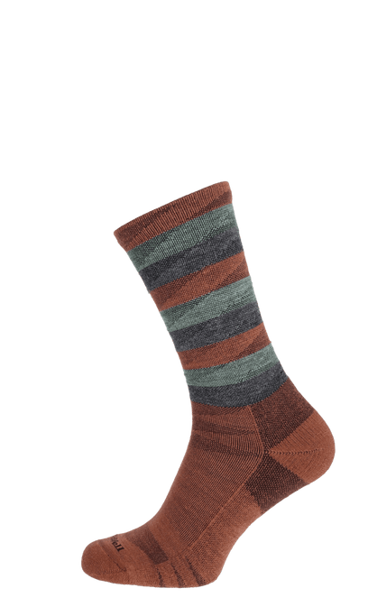 Peaks Herren Wandersocken 15-20 mmHg Terracotta