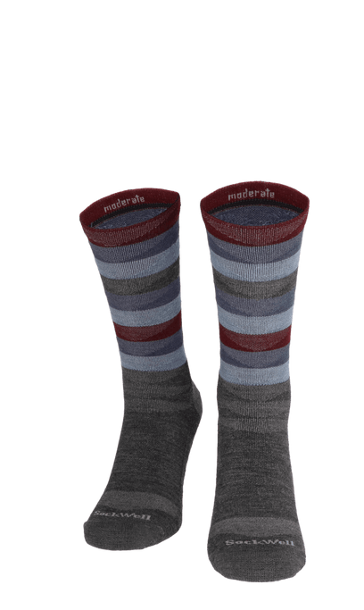 Peaks Herren Wandersocken 15-20 mmHg Charcoal