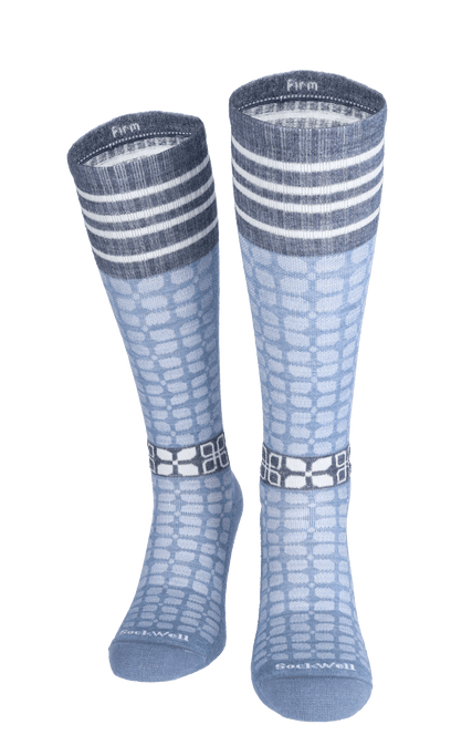 Boost Damen Sportsocken 20-30 mmHg Bluestone