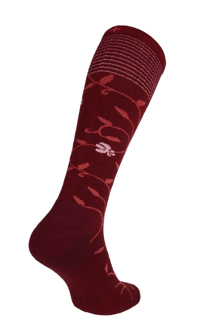 Full Sun Damen Kompressionsstrümpfe 15-20 mmHg Cranberry