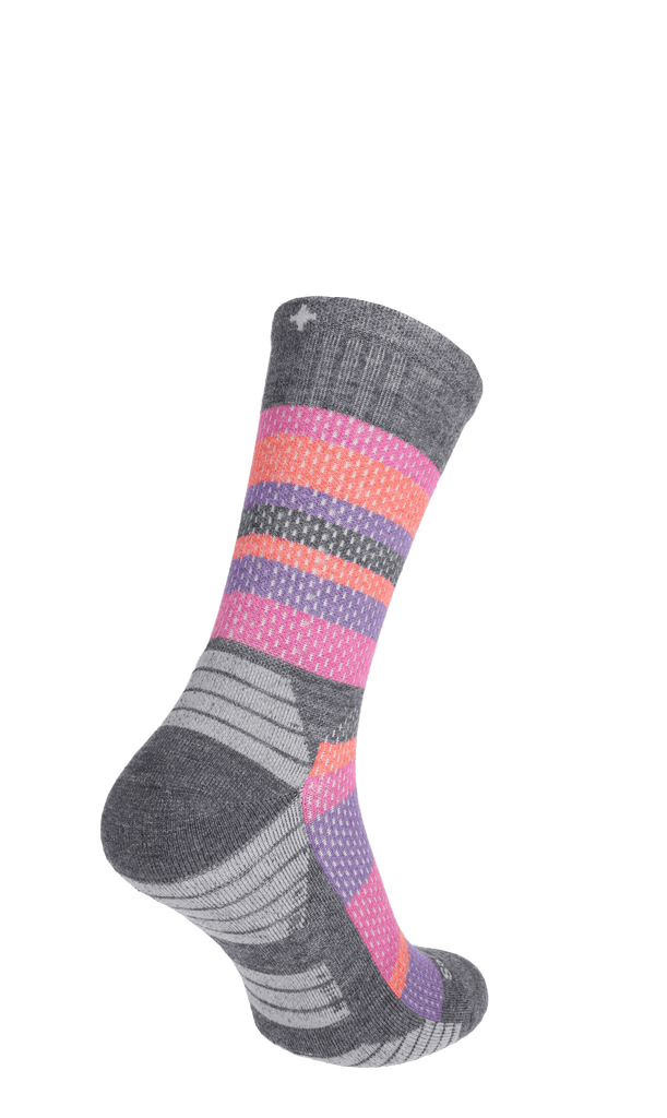 Journey Crew Damen Wandersocken 15-20 mmHg Charcoal