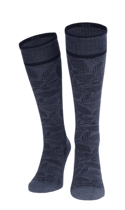 Fauna Damen Kompressionsstrümpfe 20-30 mmHg Denim