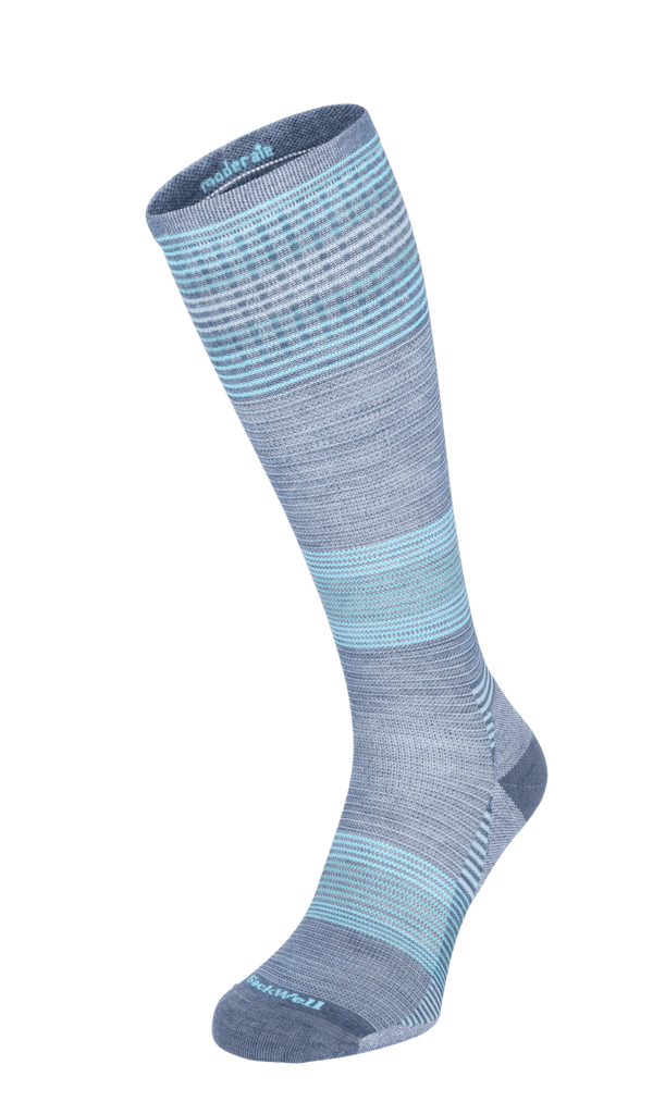 Cedence Damen Sportsocken 15-20 mmHg Denim