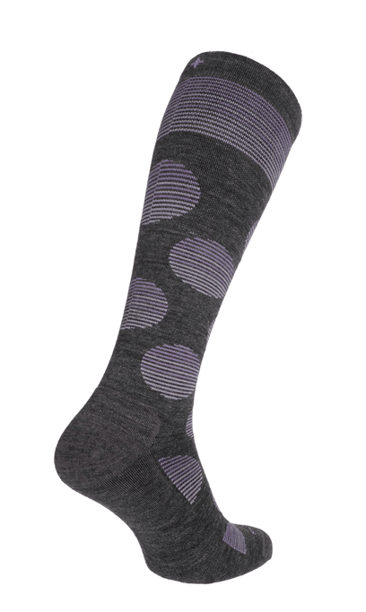 Featherweight Dot Damen Kompressionsstrümpfe 15-20 mmHg Charcoal